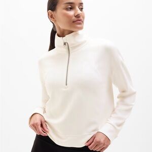Athleta Seasoft Quarter-Zip Top